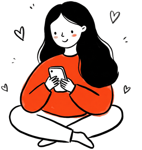 мама с телефоном